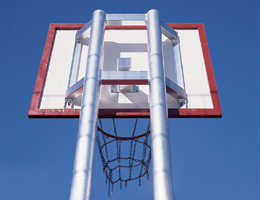 Basketbalový koš Schäper Mini s dvěmi sloupky 
